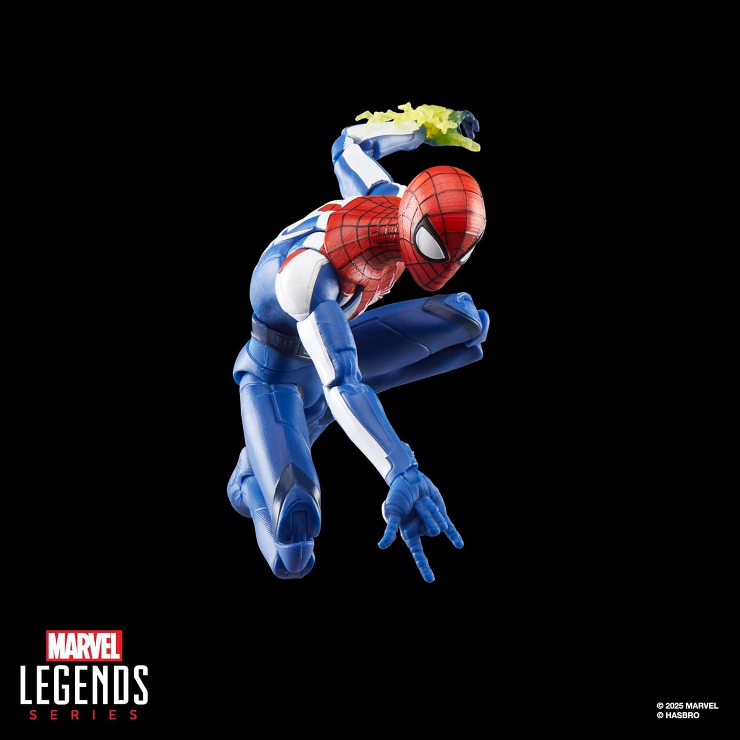Spider-Man Marvel Legends Gamerverse Miles Morales Upgraded Suit Action Figure (Blue Variant)