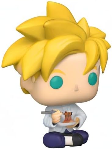 Funko Pop! Dragon Ball Z Super Saiyan Gohan with Noodles Vinyl Figure – Official DBZ Collectible Anime Model Toy