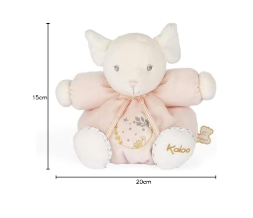 Kaloo PERLE - CHUBBY MOUSE PINK - SMALL