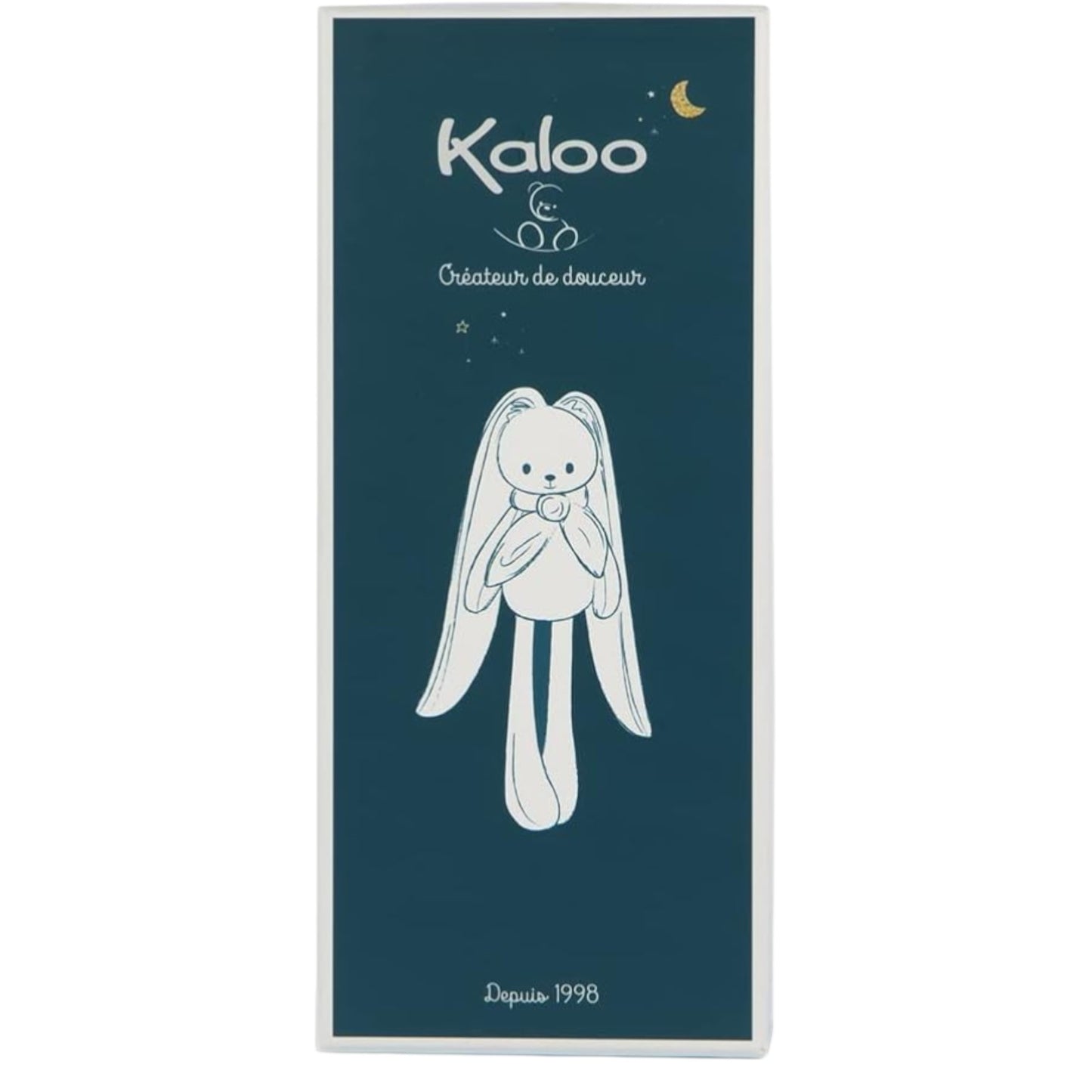 Kaloo Lapinoo Blue Rabbit Baby Comforter Plush Toy 25cm – Ultra Soft Baby Gift Box