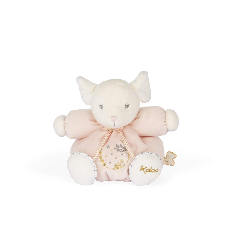 Kaloo PERLE - CHUBBY MOUSE PINK - SMALL