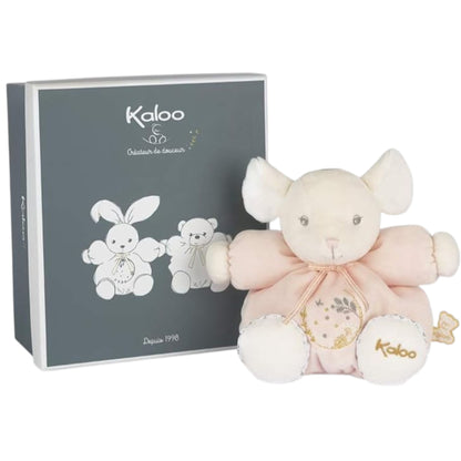 Kaloo PERLE - CHUBBY MOUSE PINK - SMALL