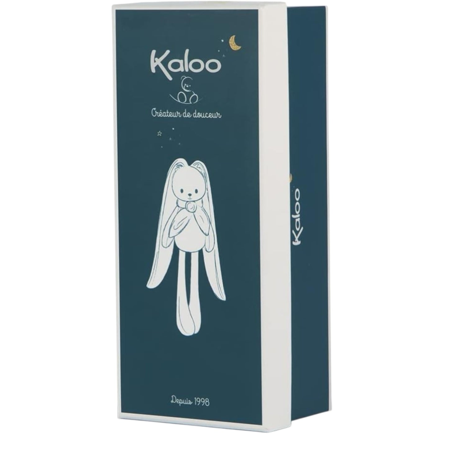 Kaloo Lapinoo Blue Rabbit Baby Comforter Plush Toy 25cm – Ultra Soft Baby Gift Box