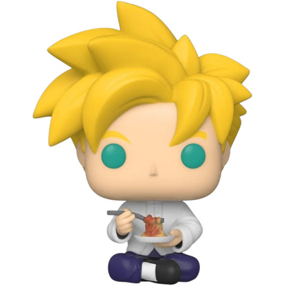 Funko Pop! Dragon Ball Z Super Saiyan Gohan with Noodles Vinyl Figure – Official DBZ Collectible Anime Model Toy