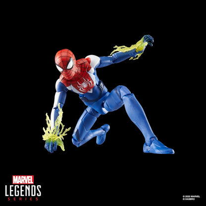 Spider-Man Marvel Legends Gamerverse Miles Morales Upgraded Suit Action Figure (Blue Variant)