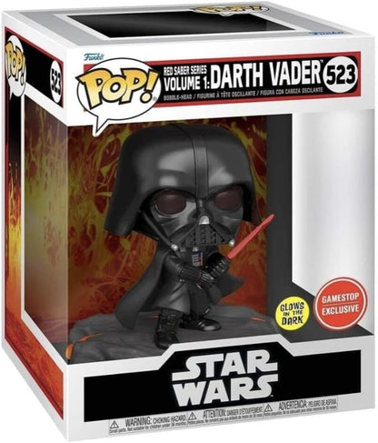 Funko Pop! Star Wars Darth Vader Red Saber Glow in the Dark Vinyl Figure #523 – Special Edition Collectible