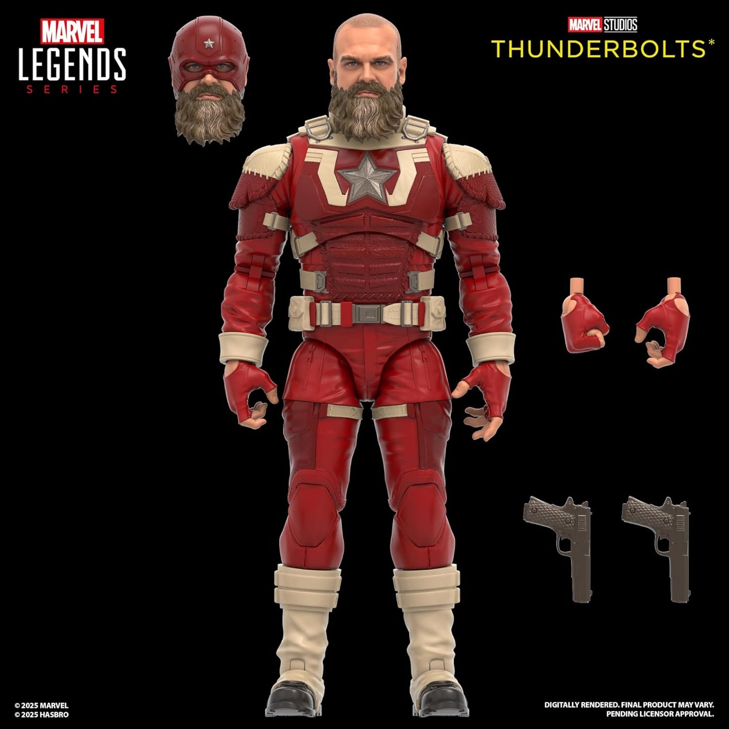 Marvel Legends Series Yelena Belova and Red Guardian Action Figures