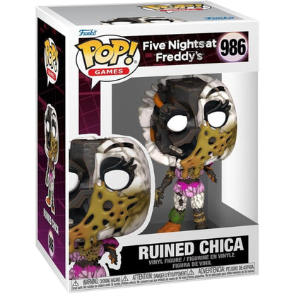 Funko Pop! FNAF RUIN Chica the Chicken Vinyl Figure – Five Nights at Freddy’s Collectible Toy – Official Merchandise Gift for Fans & Collectors