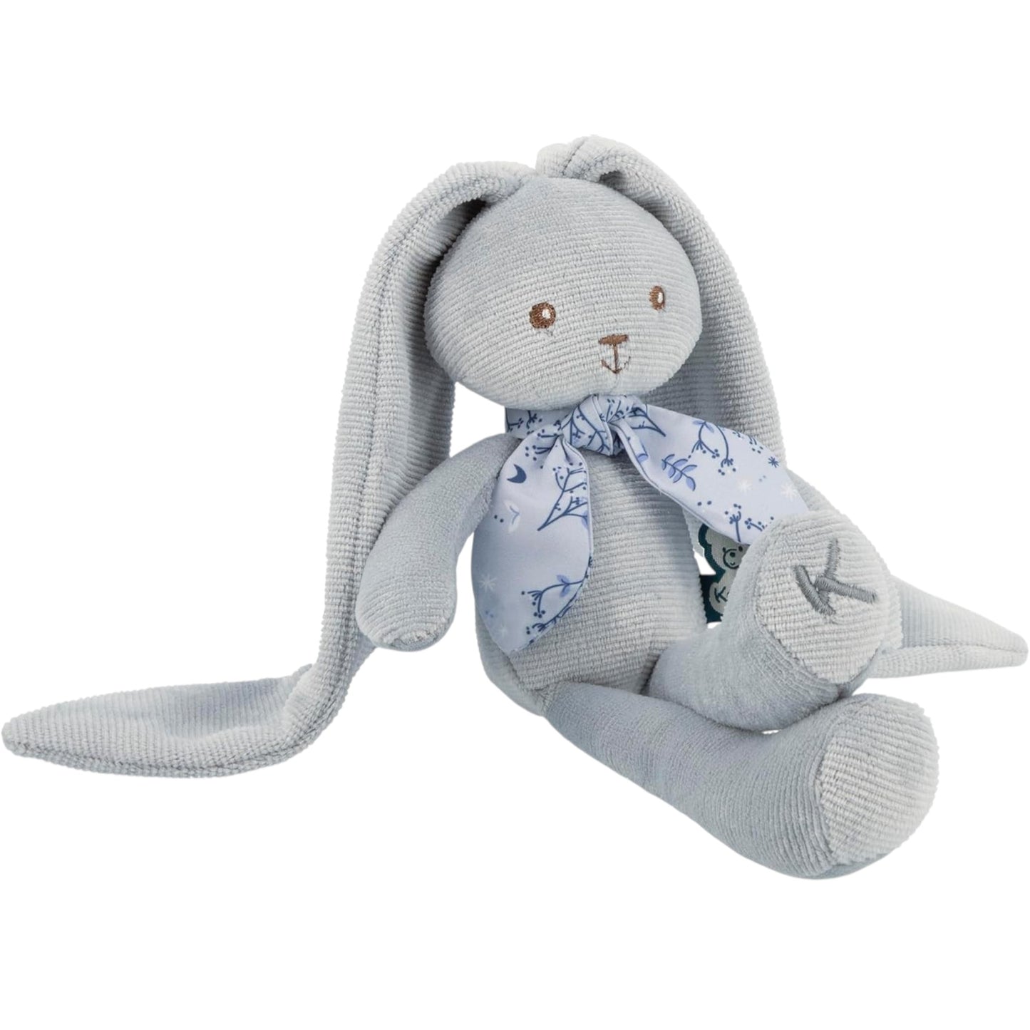 Kaloo Lapinoo Blue Rabbit Baby Comforter Plush Toy 25cm – Ultra Soft Baby Gift Box