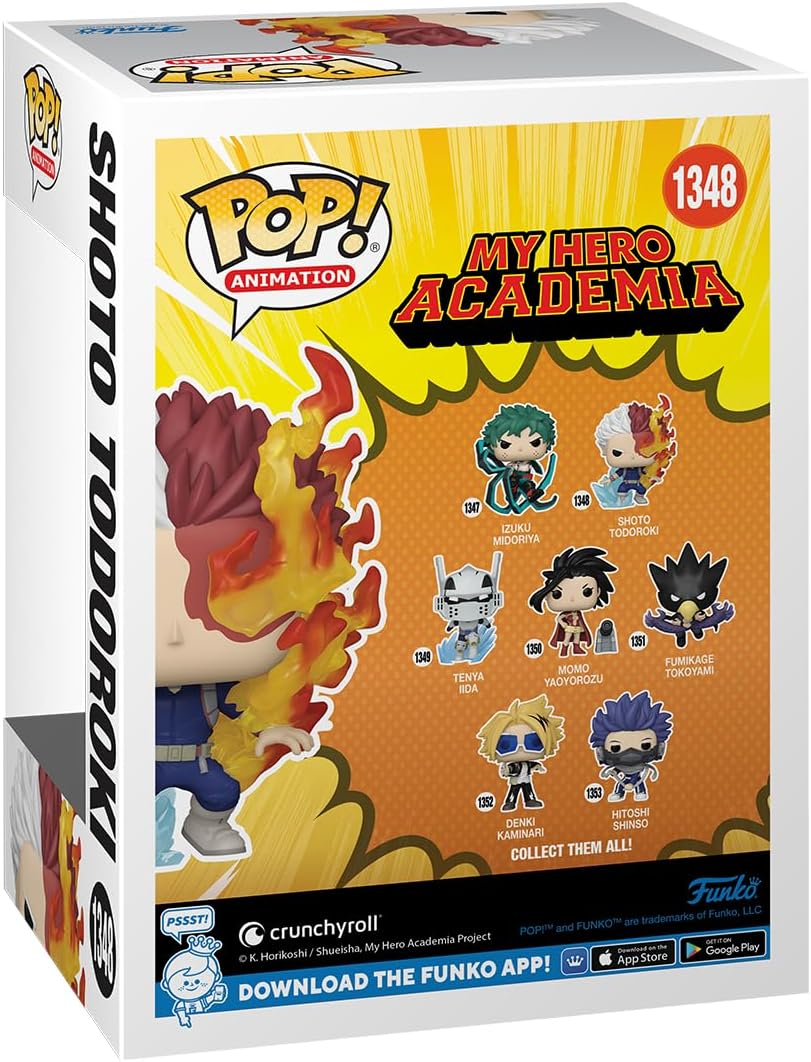 Funko Pop! My Hero Academia Shoto Todoroki Vinyl Figure – MHA Anime Collectible Toy – Official Merchandise Gift