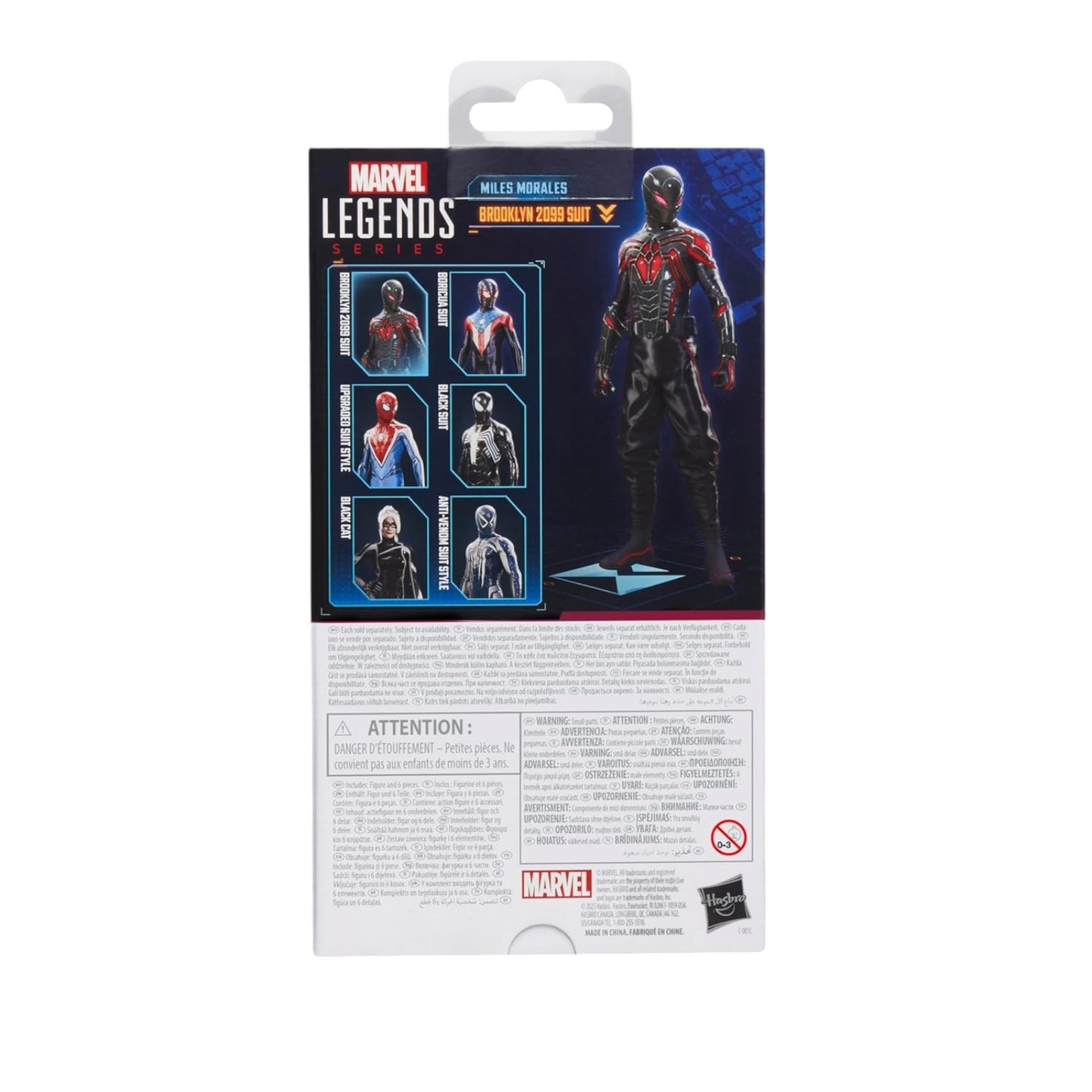 Marvel Legends Miles Morales Brooklyn 2099 Suit Spider-Man 2 Gamerverse Figure