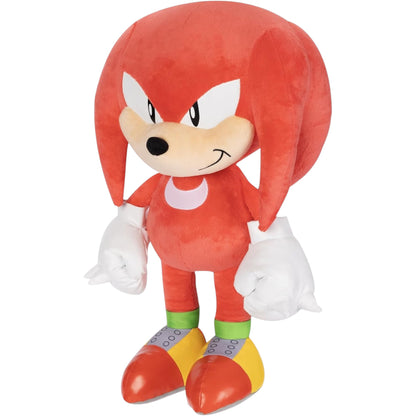Sonic The Hedgehog Knuckles Jumbo Plush Toy – 18” Soft Collectible Plush | Jakks Pacific