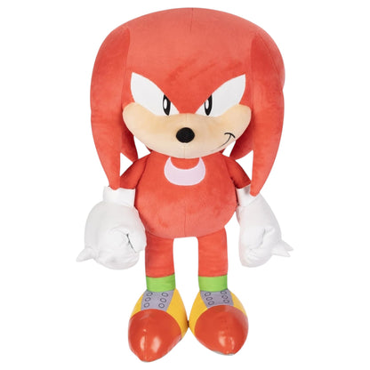 Sonic The Hedgehog Knuckles Jumbo Plush Toy – 18” Soft Collectible Plush | Jakks Pacific