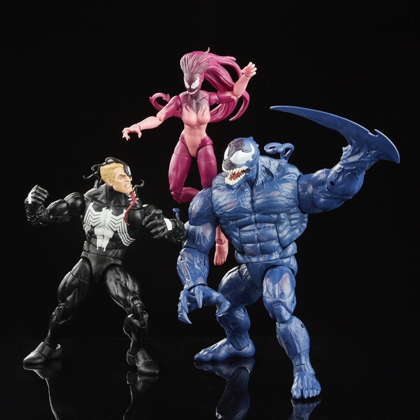 Marvel Legends Series Venom Symbiote Multipack Collectibles Action Figures 6-Inch Hasbro (Venom, Agony & Riot)