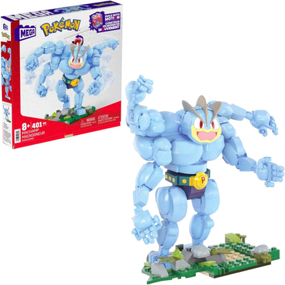 MEGA Pokémon Machamp Building Set 401 Pieces – Poseable Motion Figure Toy HTH70
