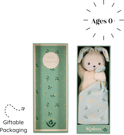 Kaloo Citrus Bouquet Rabbit Comforter 18cm – Baby Soft Toy Security Blanket – Ultra Soft Gift Box K972001