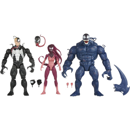 Marvel Legends Series Venom Symbiote Multipack Collectibles Action Figures 6-Inch Hasbro (Venom, Agony & Riot)