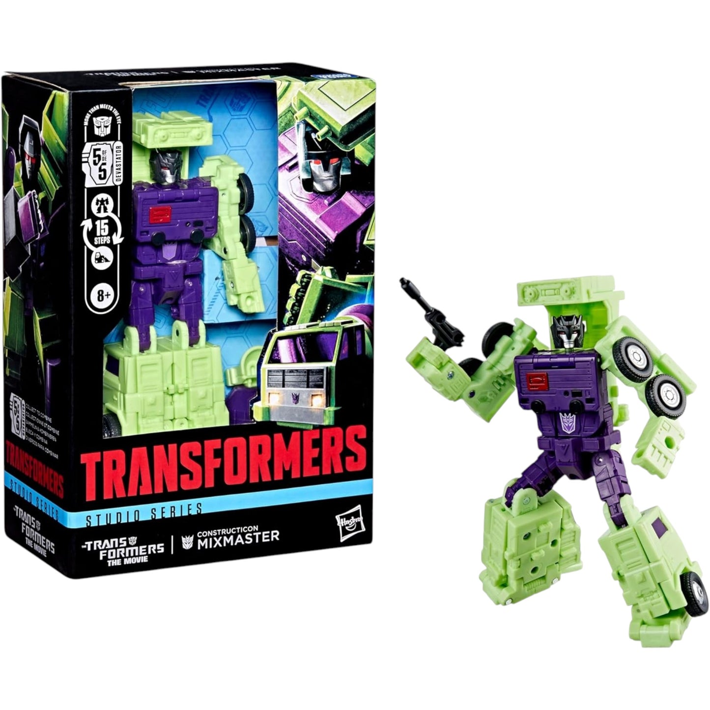 Transformers Studio Series Voyager Class Mixmaster Constructicon Devastator Action Figure 14cm Hasbro