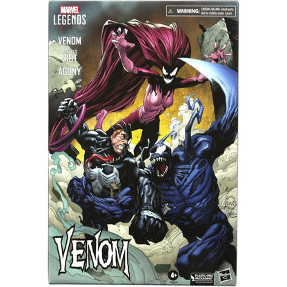 Marvel Legends Series Venom Symbiote Multipack Collectibles Action Figures 6-Inch Hasbro (Venom, Agony & Riot)