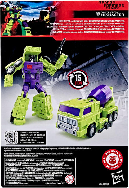 Transformers Studio Series Voyager Class Mixmaster Constructicon Devastator Action Figure 14cm Hasbro