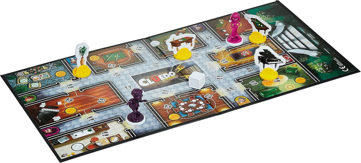 Cluedo Junior Board Game for Kids (Ages 5+) – Broken Toy Mystery Family Game (2–6 Players)
