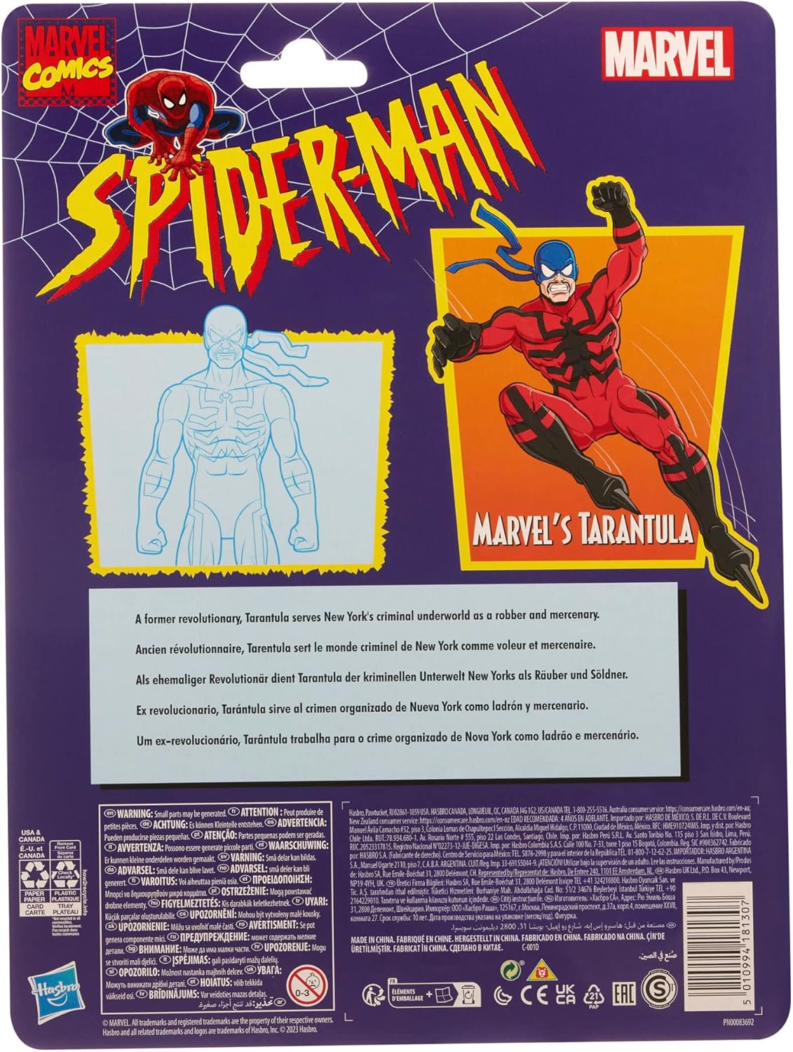 Marvel Hasbro Legends Series Tarantula Spider-Man 6-Inch Action Figure