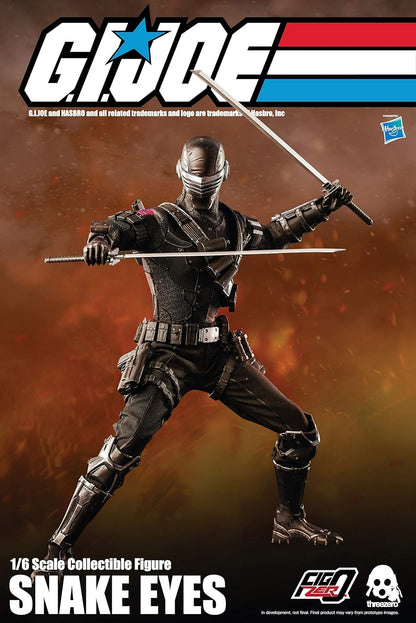 Threezero G.I. Joe Snake Eyes 1/6 Scale Action Figure 12” Premium Collectible