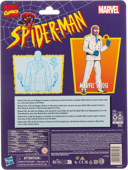 Marvel Hasbro Legends Series Rose Spider-Man 6-Inch Action Figure (5 Accessories)