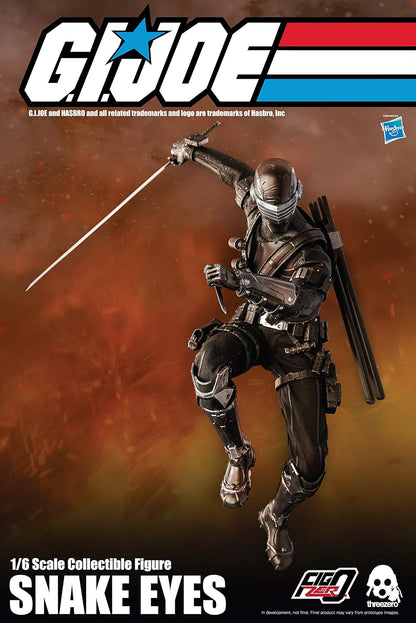 Threezero G.I. Joe Snake Eyes 1/6 Scale Action Figure 12” Premium Collectible