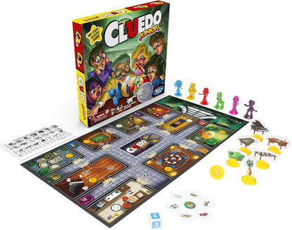 Cluedo Junior Board Game for Kids (Ages 5+) – Broken Toy Mystery Family Game (2–6 Players)